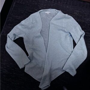 Garnet Hill Light Blue 100% Cashmere Sweater